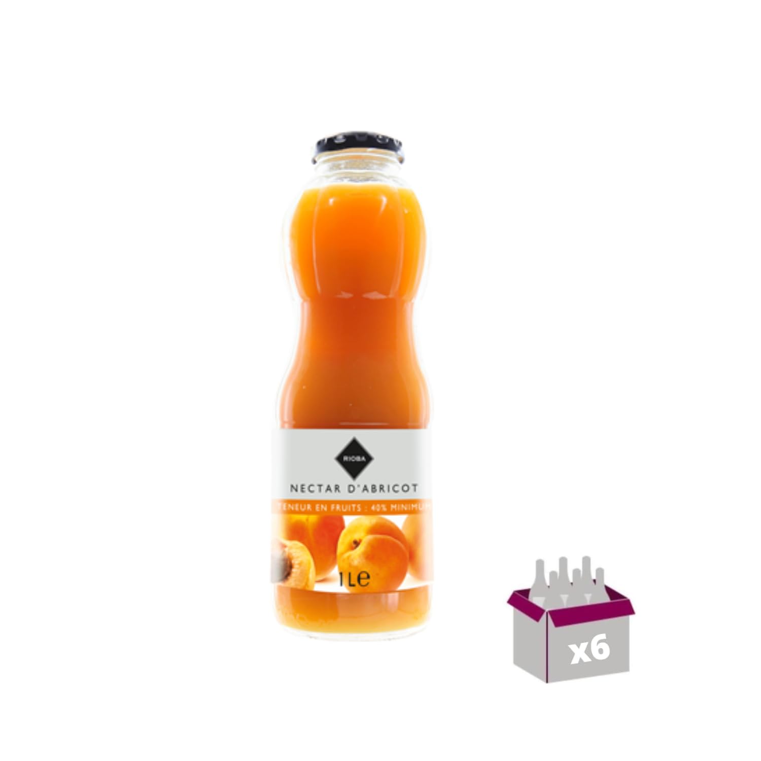 6x1L - Nectar d'abricot RIOBA
