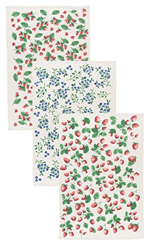 Image of Berry Patch Floursack Towels (Set of 3)