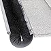 Produktbild Relaxdays Dachrinnenbürste 12cm Ø, Dachrinnen Laubschutz, Vogel- & Marderschutz, Laubschutz Kunststoff, 4m lang, schwarz