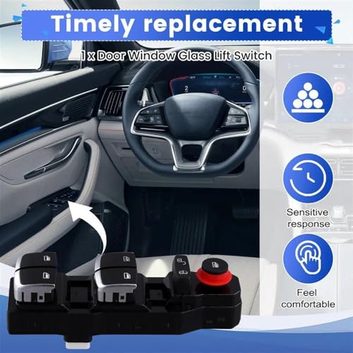 Bouton de commutation de commande de lève-vitre BYD E5 interrupteur électrique avant