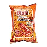 Oishi Prawn Crackers Spicy Flavor Pack of Two 3.17 Oz or 90 G a Pack