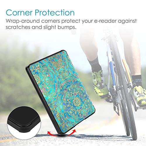 Image of Fintie Slimshell Case for 6 inch Kindle Paperwhite (10th Generation, 2018 Release) - Premium Lightweight PU Leather Cover with Auto Sleep /Wake for Amazon Kindle Paperwhite E-Reader, Shades of Blue