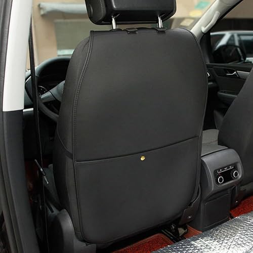 Miniatura 2 de HCMAX Paquete de 2 alfombrillas protectoras para respaldo de asiento de automóvil, impermeables, fáciles de limpiar, multifuncionales, bolsa de
