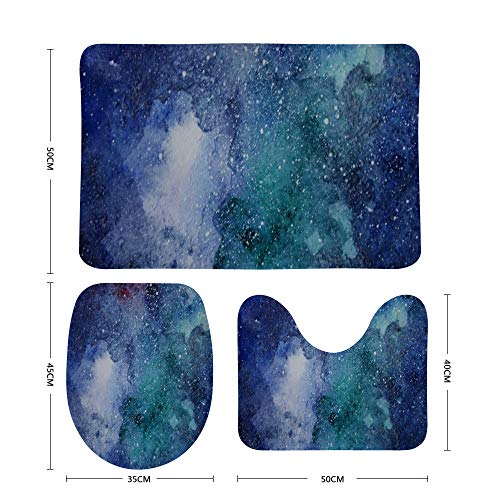 Tapis de bain 3 pièces antidérapant et absorbant lavable - 3