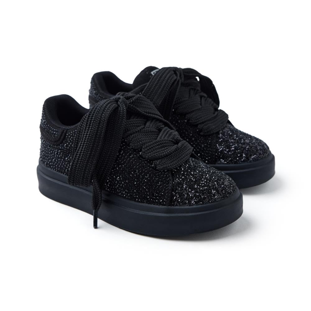 GIOSEPPO Girl's Goodhue Sneaker, Black/White, 2.5 UK