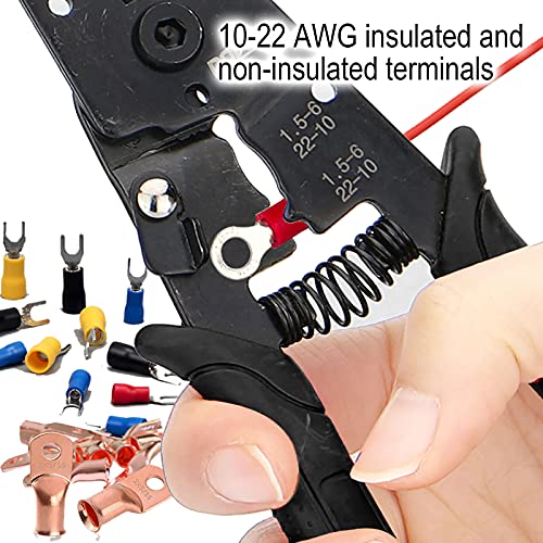 Dowell Wire Stripping Tool Wire Strippers 10-20 Awg 7 Inch With Wire Crimper Cutter Bolt Cutter All-In-One Multifunctional #TOP4