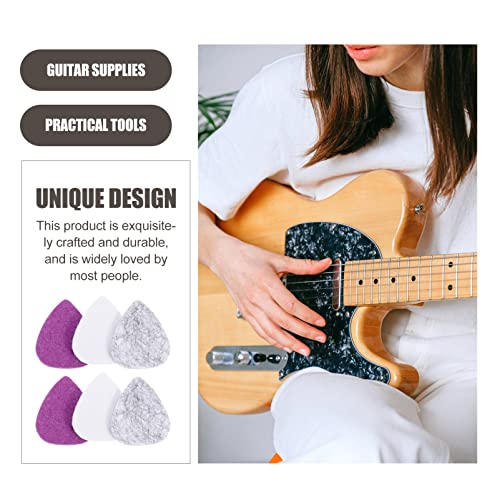 MILISTEN 6Pcs Vilt Picks Voelden Ukulele Plukken Schattige Gitaarkeuzes Veelkleurige Vilt Picks Thumb Picks Muziekinstrument Accessoire Voor Gitaaraccessoires - Image 3