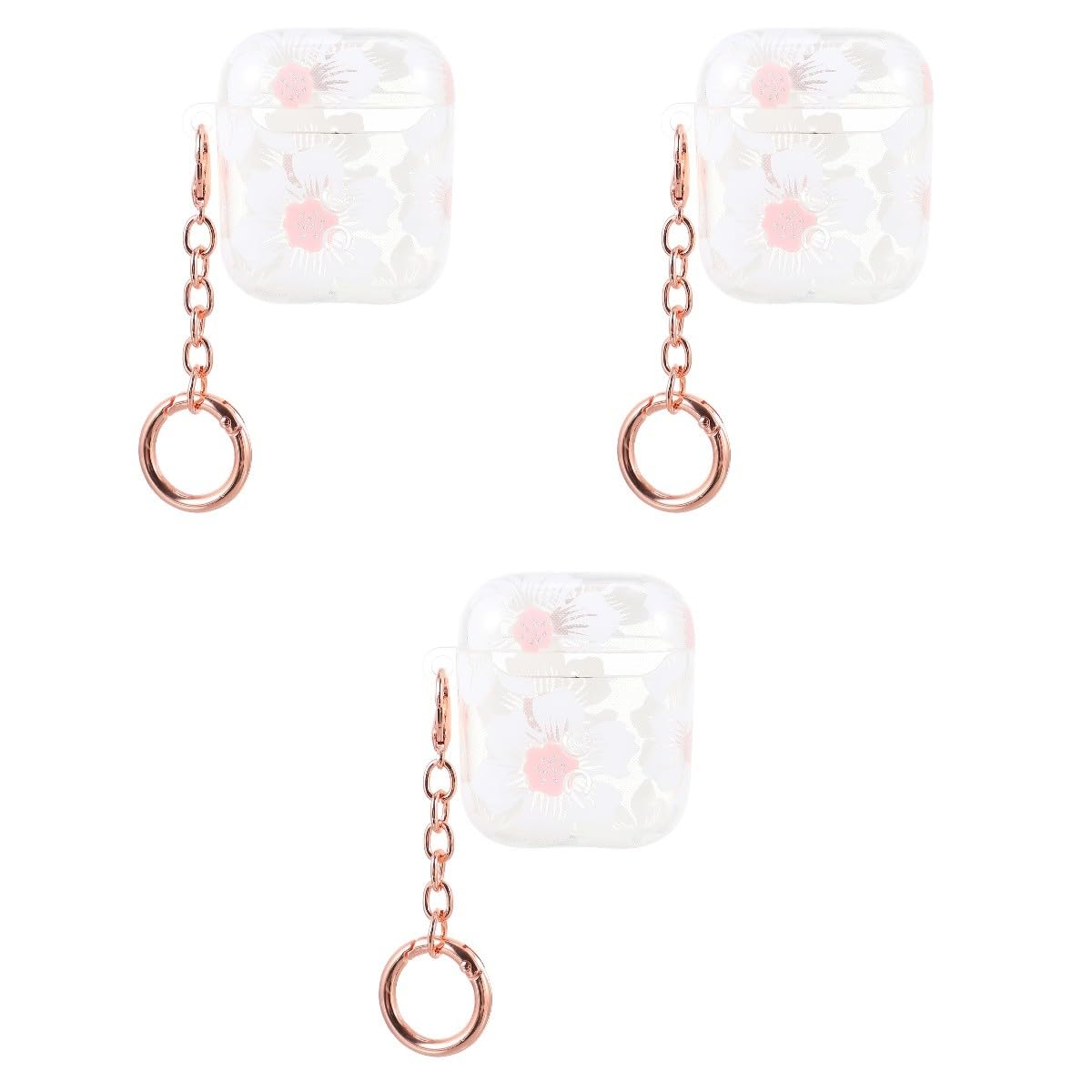 Angoily Estuche para 3 Auriculares con Carcasa Y 1 Funda Protectora. Elegante Estuche para Guardar Auriculares De Forma Segura.