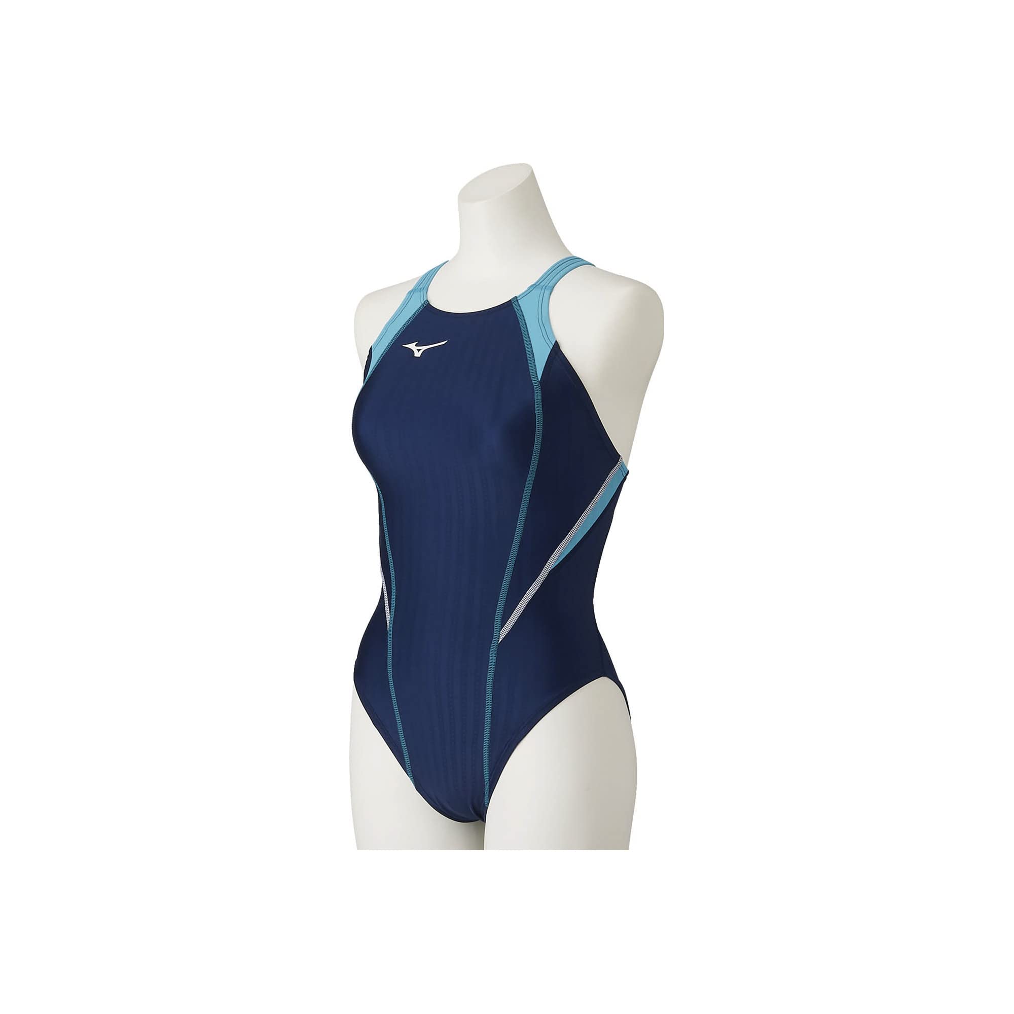 ミズノ　女性用　ストリームエース　ミディアムカット　ブルー　XSサイズ　新品 MIZUNO（ミズノ） (ネコポス可) 女性用 競泳水着 STREAM ACE