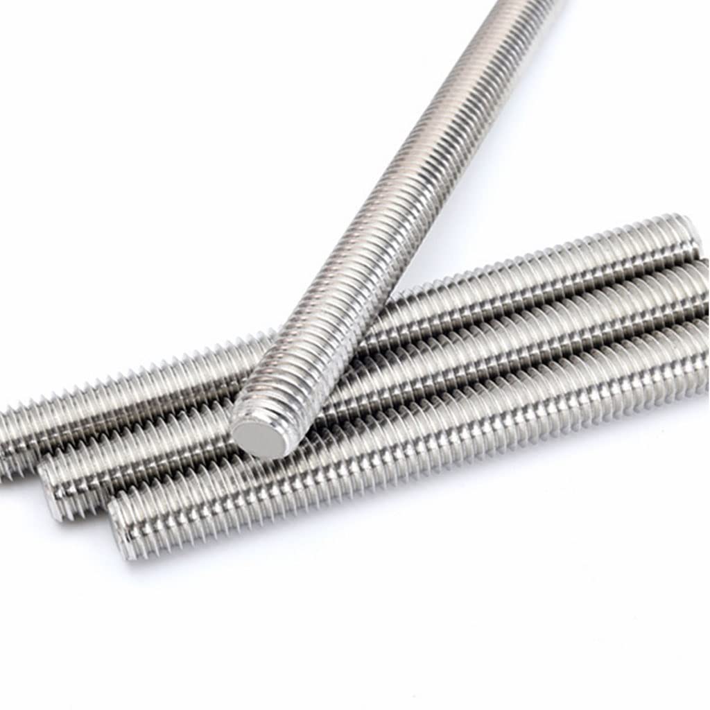 SOURCING MAP Tige Filetée M8x40mm 1,25mm inox 304 tiges entièrement