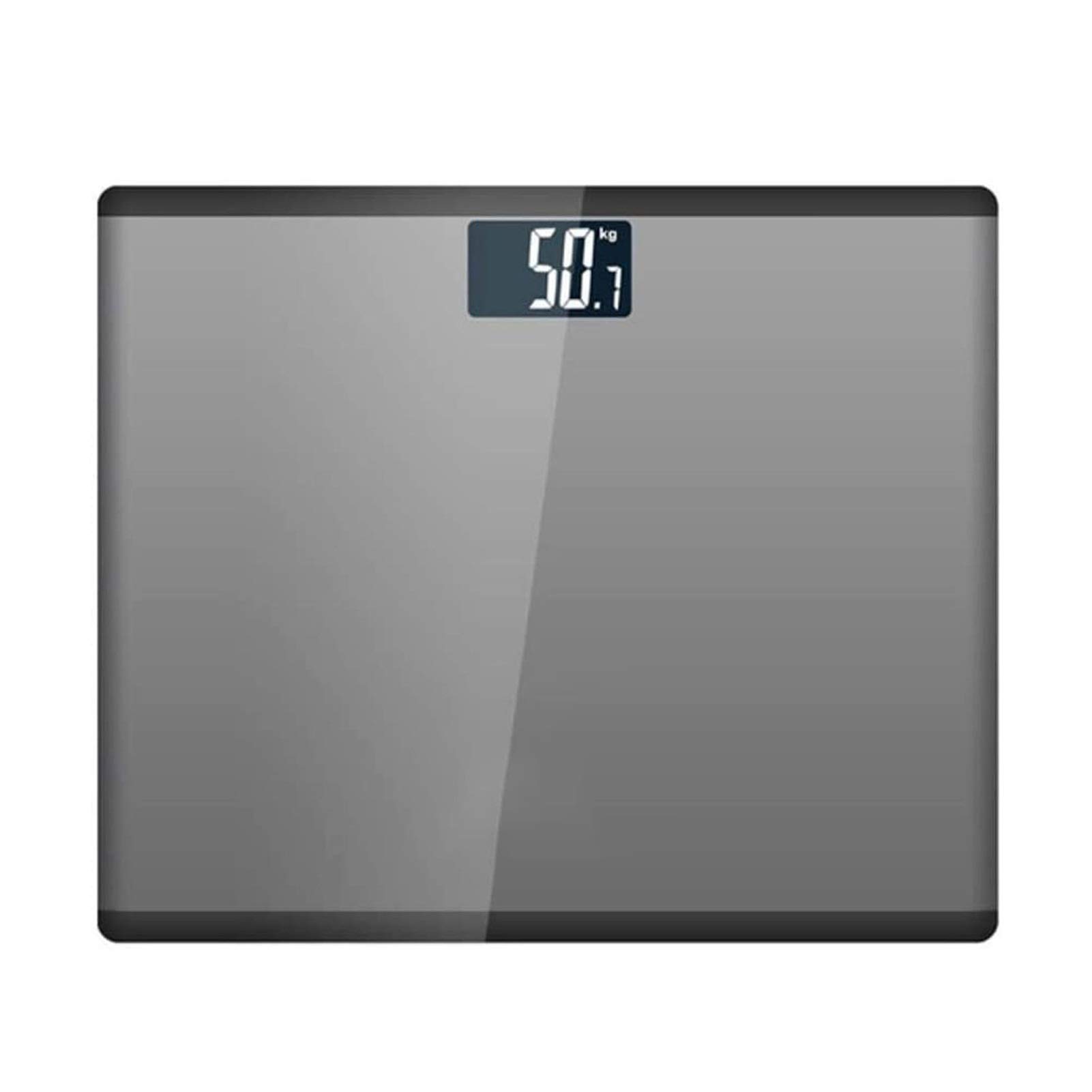 Bilancia pesapersone Digitale di precisione per Il Bagno, in Vetro temperato da 4 mm, Display LCD retroilluminato di Facile Lettura, 400 libbre