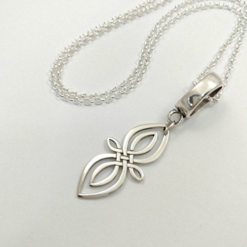 Locking 'Celtic Infinity' Collar Enhancer & Pendant with