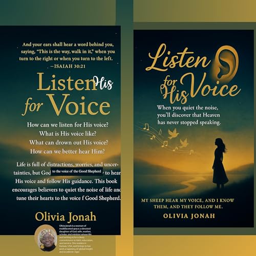 Listen for His Voice Audiolibro Por Olivia Jonah arte de portada