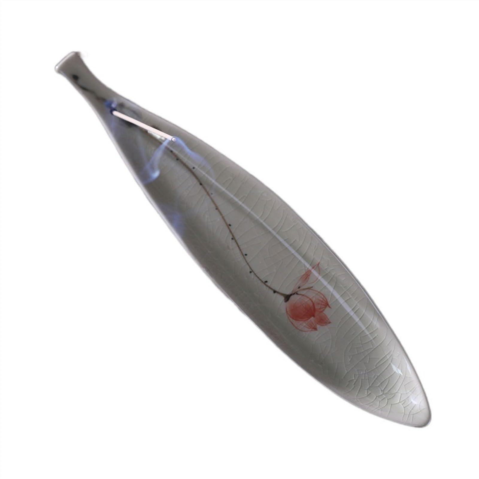 Incense Holder Creative Leaf Shaped Incense Burner Personalized Crack Pattern Holder Simple Retro Teahouse