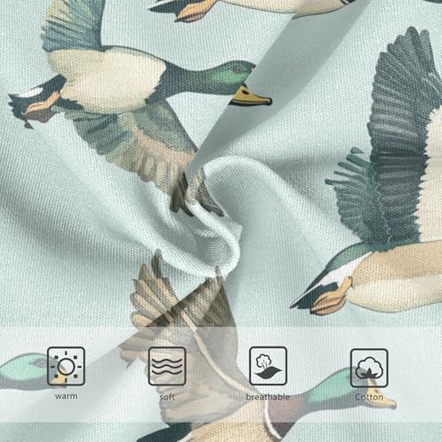 Wusikd Mallard Flying Sky Girls' Underwear Cotton Duck Girls Briefs Soft Toddler Underwear 2T3