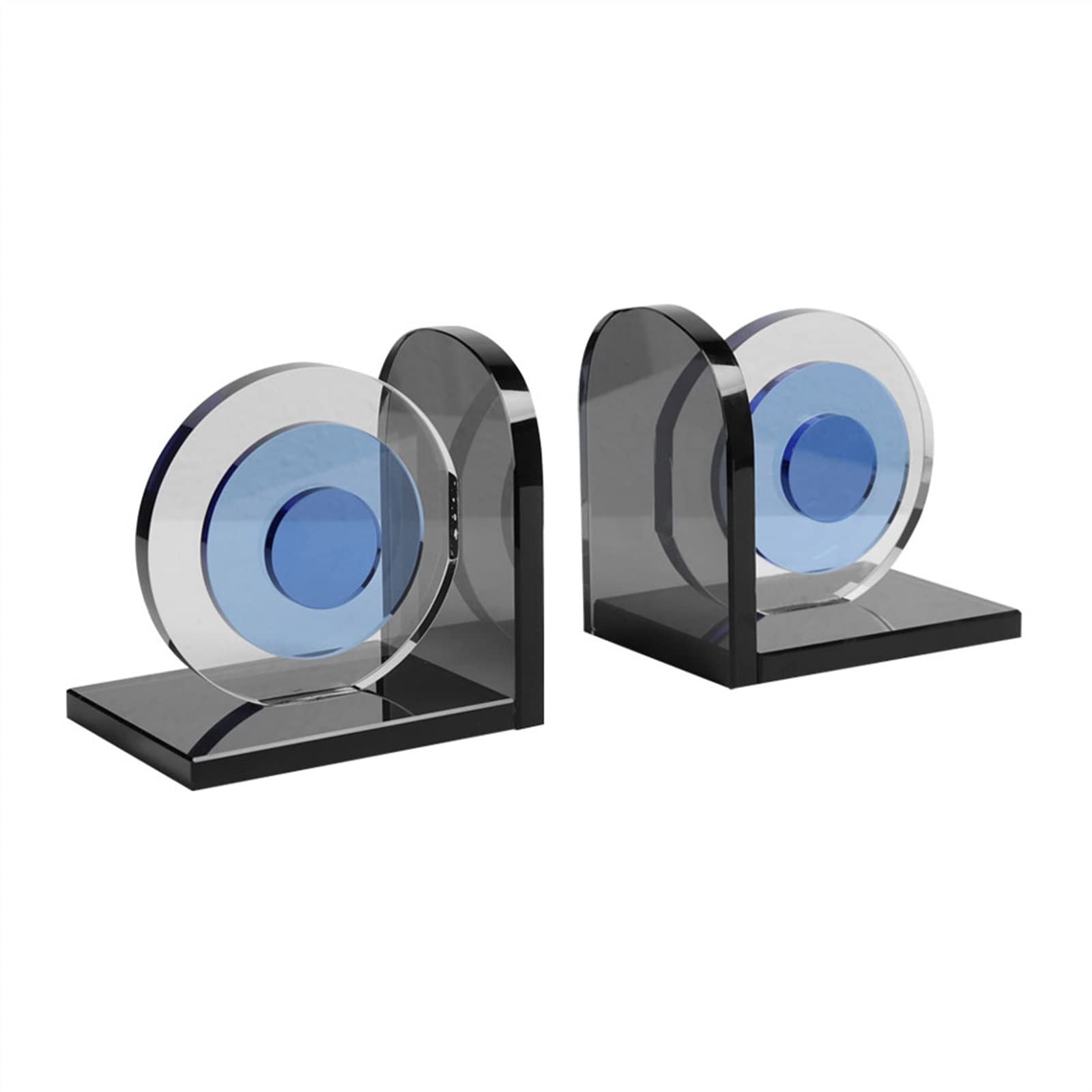 Sujetalibros de Cristal Arte Moderno para Decoración de Estanterías