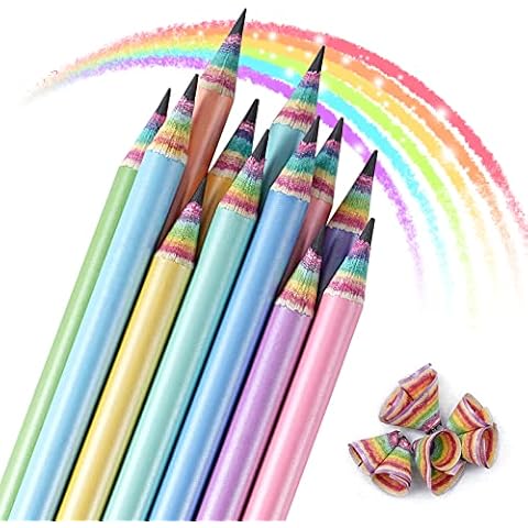 Lápices de arco iris Lircentoud para dibujar y escribir Cover