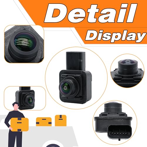 Image of Rear View Back Up Camera Compatible with Ford F250 F350 F450 F550 Super Duty 2017 2018 2019 2020 2021 2022.Replaces# JC3T-19G490-AD,JC3T19G490AD.