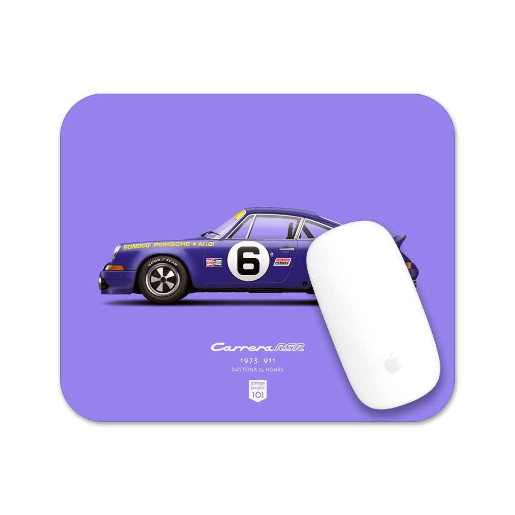 GarageProject101 1973 Classic 911 Carrera RSR (Daytona 24 Hours) Illustration Mouse Pad