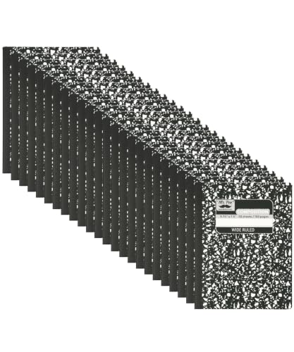 Carnet de notes marbré 50 feuilles pour les cours et les bureaux