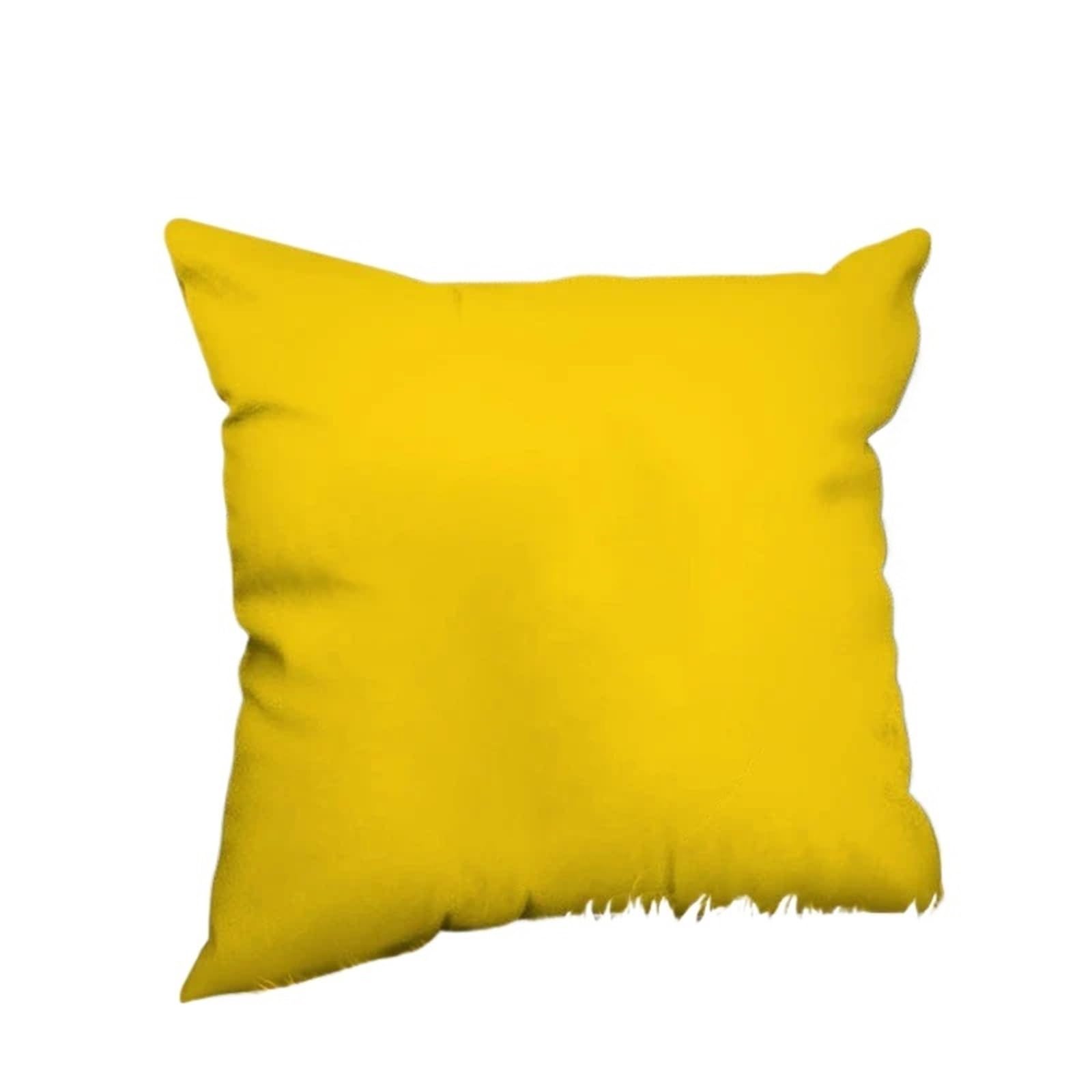 SHBHWS Solid Color Pillowcase Silk Pillowcases For Pillows 45x45 Pillow Cases Decorative Fall Decor Cushion Cover 40x40cm For Living Room Sofa(Gold,40x40cm)