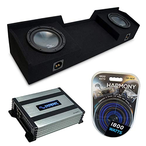 Harmony Audio Compatible with 2004-2015 Nissan Titan King or Crew Truck Harmony Bundle R104 Dual 10