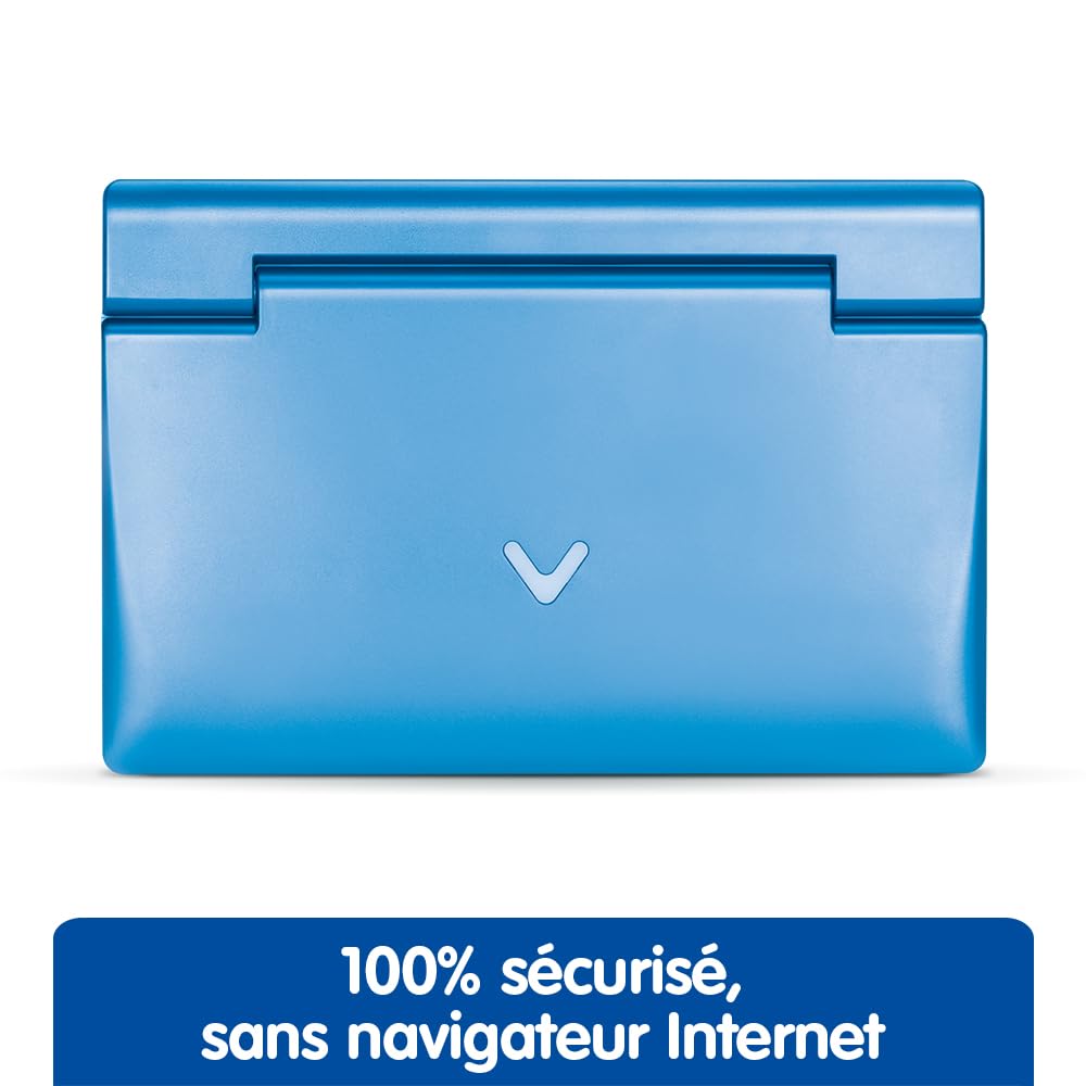 VTech - Genius XL Ordi Éducatif Bilingue Bleu - Ordinateur Enfant avec Écran LCD, Clavier AZERTY, Souris et 164 Jeux Éducatifs - du CP au CM2 - Cadeau Enfant Dès 6 Ans - Contenu en Français et Anglais