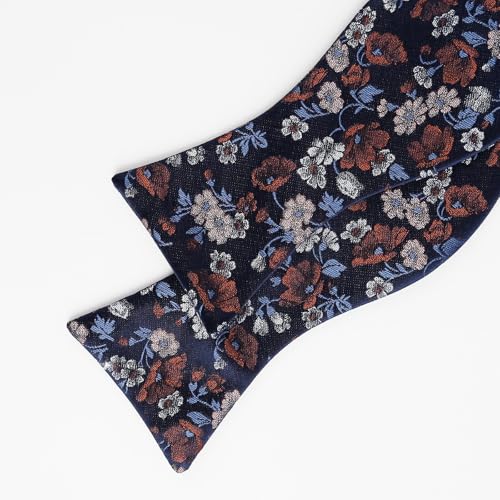 Image of Alizeal Mens 2pcs Floral Bow Tie Set