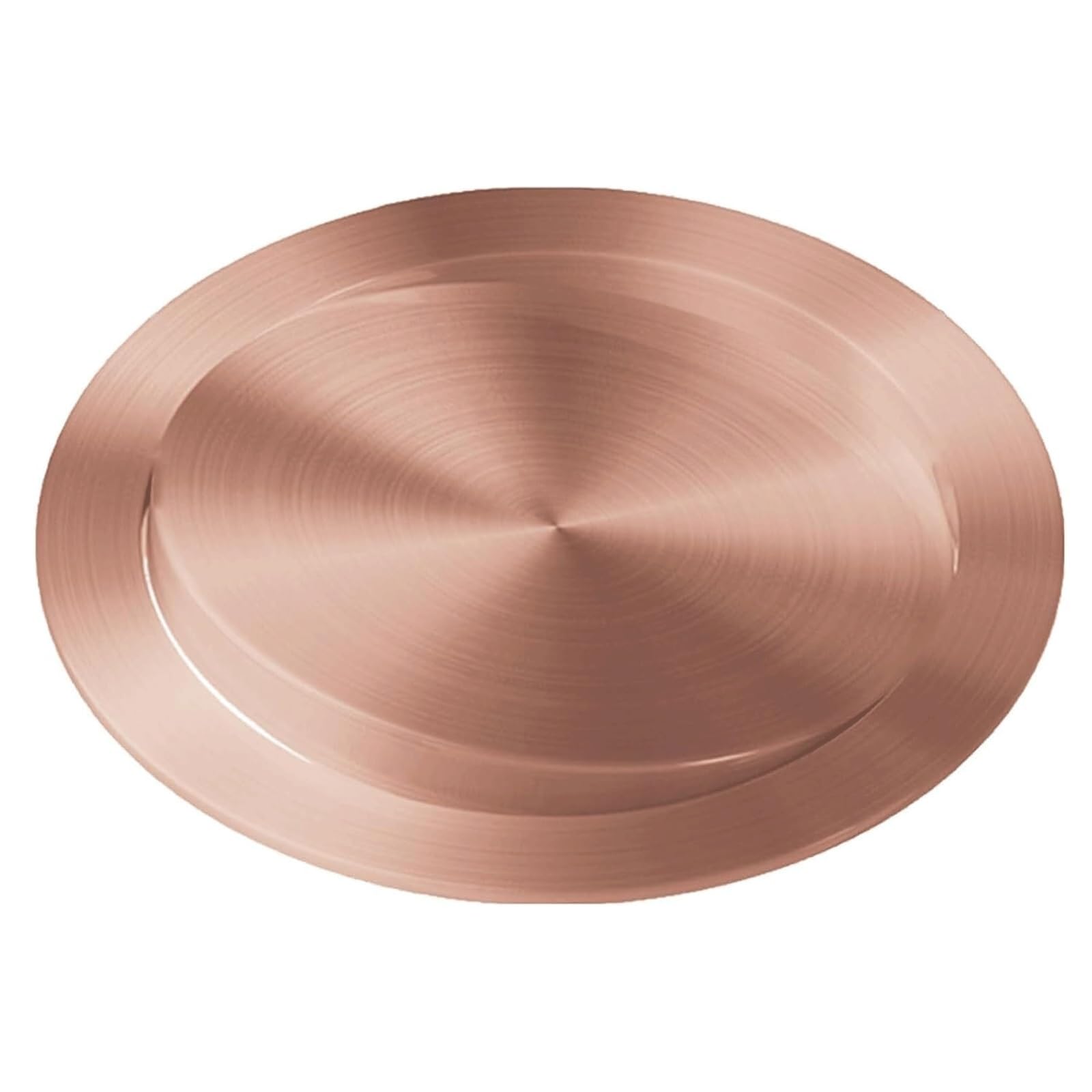 DFGHNBVC Countertop Trash Can Lid Stainless Steel Round Trash Chute Built-In Balance Flap Cover Recessed Swing Garbage Bin Lid Trash Grommet,Bronze-252Mm