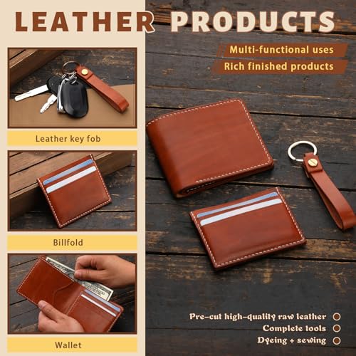 CBHGFEA 51Pcs Leather Craft Kit