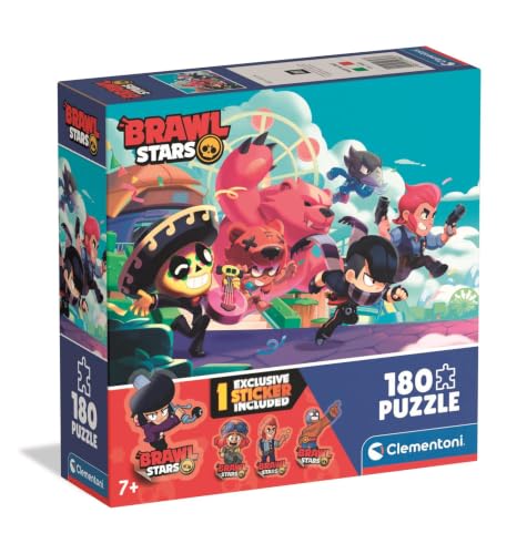 Clementoni | Puzzle Brawl Stars pour Enfants 7 Ans+ | 180 Pièces