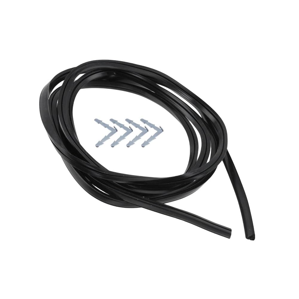 Guarnizione Porta Forno Universale - 4 Lati Con Angoli Tondi, Clip E Guarnizione Porta Forno Universale - 4 Lati Con Angoli Tondi, Clip E