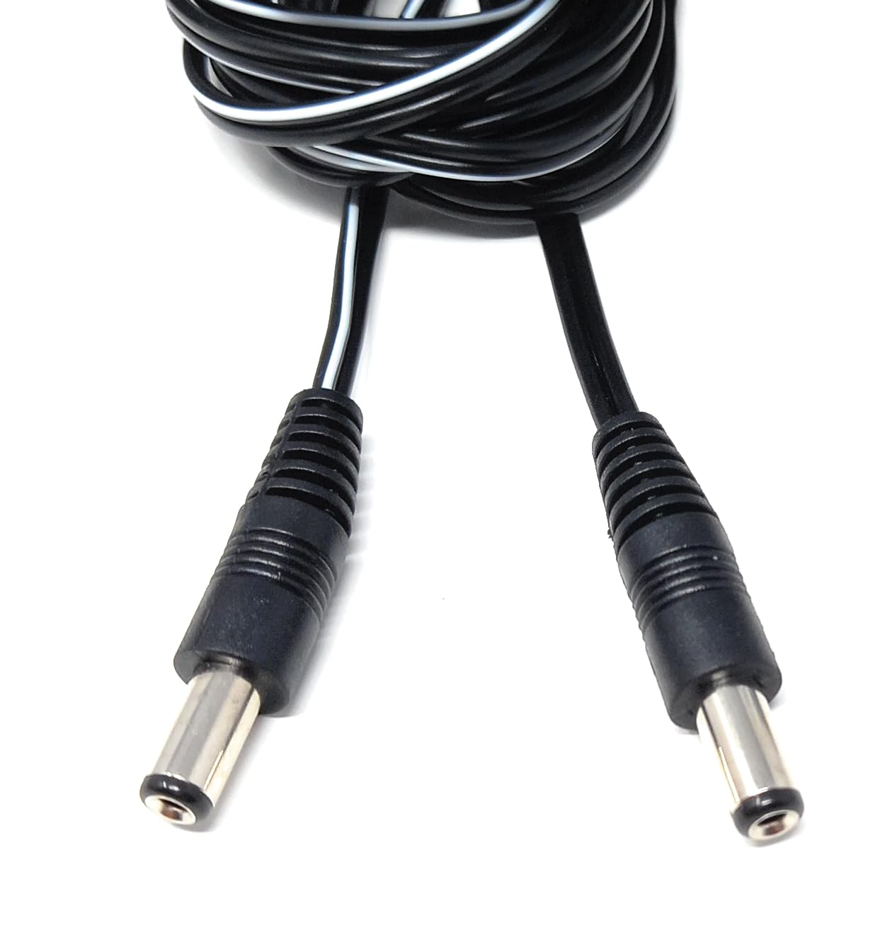 1m 2.1mm x 5.5mm Male to Male DC Connector Lead Power Cable for CCTV Cameras, LED Signs, Solar Powered Devices, Music Instruments 3.3ft Black
