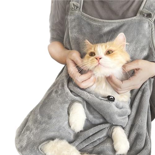ペット用キャリーバッグエプロン - 調整可能なスリーピングバッグ猫キャリア 穴付き | 小型動物用スリングホルダー,家庭用 寮用 アパート用 ベッドルーム用