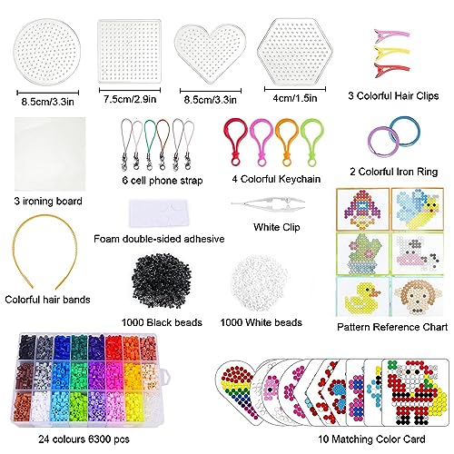 Perline a Fusione 63000 Perline 24 Colori Set di