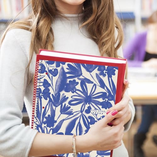 Five-Star-Spiral-Notebooks-Study-App-2-Pack-1-Subject-College-Ruled-Paper-11-x-8-12-80-Sheets-Soft-Petals-820331F-ECM