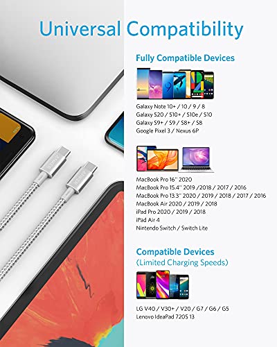 Anker A8758041 Usb C To Usb C Cable, Type C Charging Cord Fast Charge(10Ft,100W), For Iphone 16/16 Pro, Macbook thumb #3