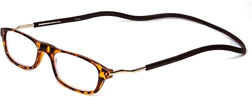 Miniatura 9 de Calabria Lentes de lectura con puente magnético a presión para conectar al frente y lentes transparentes o azules para hombres y mujeres alrededor