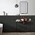 10-Sheet Hexagon Peel and Stick Backsplash, 11.42" x 11.42" Black Honeycomb Self-Adhesive Marble Mosaic Wall Tile, Waterproof Stick on Backsplash Tiles for Kitchen Bathroom Shower