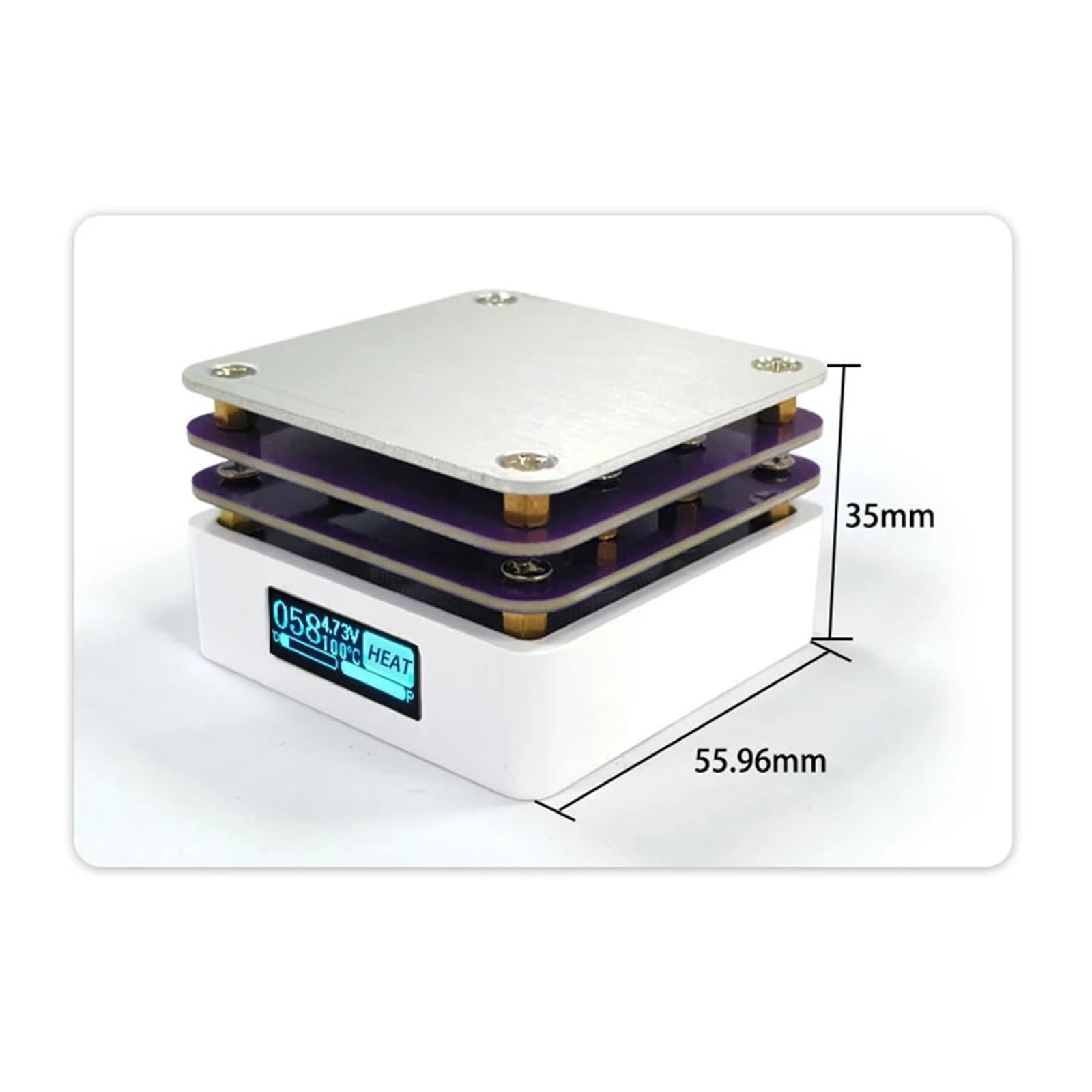 65W Mini Hot Plate Cyfrowa Stacja Lutownicza Do Podgrzewania Wstępnego PCB SMD Płyta Stół Grzewczy Narzędzia Naprawcze Szybko I DokłAdnie