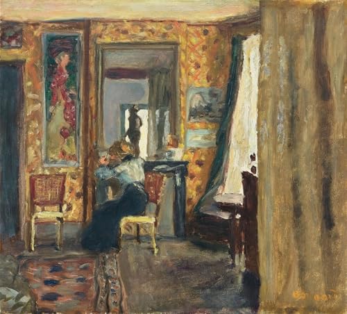 Toile femme dans un intérieur Pierre Bonnard pour réchauffer l'ambiance de la chambre