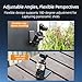 TEHAOUU Magnetic Mount Stand for DJI Osmo Pocket 3 Magnetic Mount Stand with 1/4 Screws Adaptable Angle Suction Case Holder Action Camera Accessories (2 Pcs)