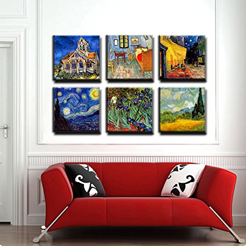 Time4art Vincent Van Gogh Print Canvas 6 Quadro 6