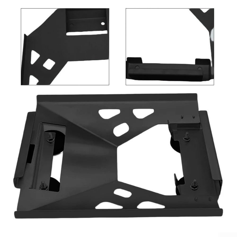 Schwarze magnetische Dachhalterung, für Starlink, für Mini, 304 Edelstahl, Antennenhalterung für Camper, Vans, Boote, dünne flache Basis mit Gummifüßen