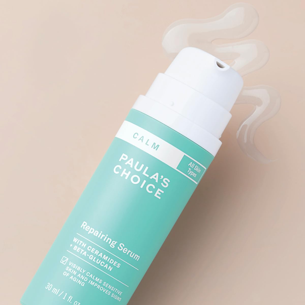 Paula's Choice Sérum Reparador, Reduce las Rojeces e hidrata, 30 ml | Suero para la Piel Tendencia a Rosácea - Suave y Sedoso que Alivia la piel Sensible - con Ácido Hialurónico & Ceramidas