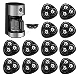 12 Stück Kugelrollen Schwerlast Selbstklebende Geräterollen 360 Grad Lenkrollen Mini Universalrollen Möbel Rollen Rollenrad Zum Kleben Für Küche Küchengeräte Kaffeemaschine Mixer
