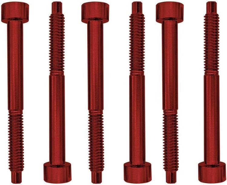 Floyd Rose FROSLSRDP Stainless Steel String Lock Screws - Red (Set of 6)