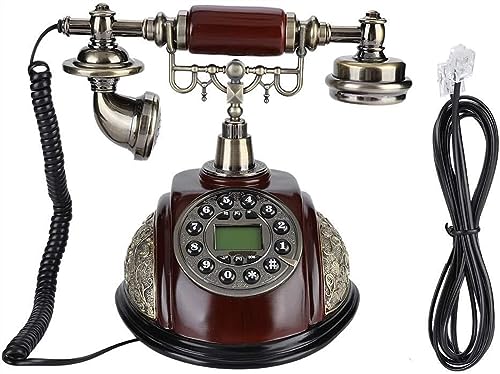 Téléphone rétro FSK DTMF en design vintage haut de gamme pour salon élégant