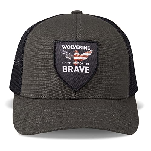 Image of Wolverine Trucker Hat | Mesh Back | Snapback | Adjustable | Rugged | Durable | Workwear