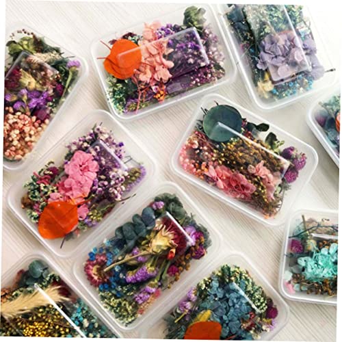 Velas aromáticas con flores secas para manualidades miniatura 2